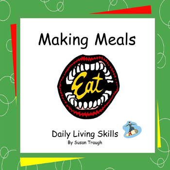 Preview of Making Meals - 2 Workbooks - Daily Living Skills