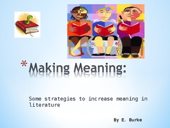 Preview of Making Meaning