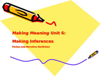 Preview of Making Meaning (Third Edition) - Grade 4 - Unit 6, Weeks 3&4