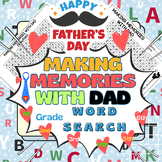Making Memories with Dad Father’s Day Word Search Puzzles-