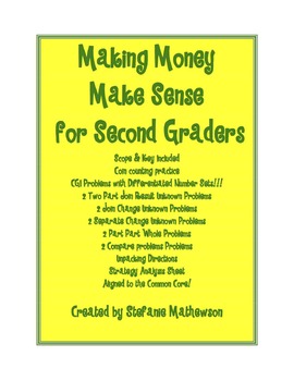 Preview of Making Money Make Sense for Second Graders