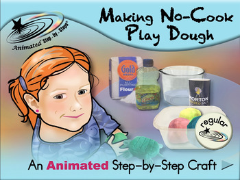 Preview of Making No-Cook Play Dough - Animated Step-by-Step Craft - Regular