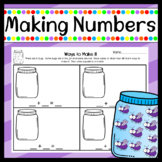 Making Numbers 1-10 Mats or Worksheets: Fun Numeracy Activity