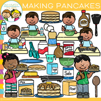 Preview of How to Make Pancakes Clip Art