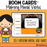 Making Plural Verbs Boom Cards™ | Halloween