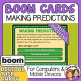 Making Predictions Digital Task Cards Boom Cards for Dista