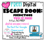 Making Predictions FREE!: Digital Escape Room | Distance L