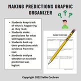Making Predictions Graphic Organizer for Middle School Students