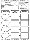 Making Predictions Graphic Organizers-PDF & Digital PNGs