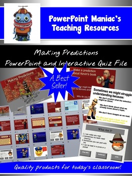 Preview of Making Predictions PowerPoint lesson and Interactive Notebook