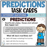 Making Predictions Task Cards | Predictions Activities SCO