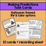 Making Predictions Task Cards | Seasonal | Halloween