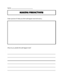 Making Predictions and Inferences Worksheet