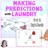 Making Predictions with Laundry Print and Digital Bundle f