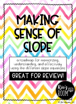 Preview of Making Sense of Slope FREEBIE