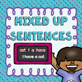 Mixed Up Sentences- Sentence Surgery Printables
