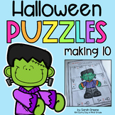 Making Ten Halloween Addition Puzzles