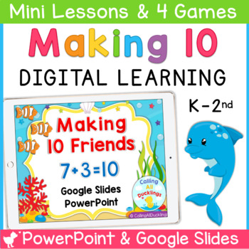 Preview of Making Ten Digital Centers | PowerPoint | Google Slides