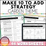 Making Ten To Add Worksheets, Addition Up To 20, Mental Ma