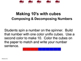 Making Ten With Cubes