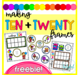 Making Ten and Twenty Frames FREEBIE