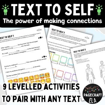 Preview of Making Text to Self Connections | ANY TEXT | Nine Activities