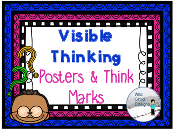 Preview of Making Thinking Visible: Posters & Think Marks: GROWING BUNDLE!