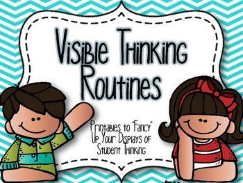 Preview of Making Thinking Visible--Thinking Routine Posters and Printables