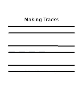 Making Tracks by Punky Doodle Designs | TPT