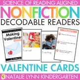 Making Valentines Differentiated Nonfiction Decodable Read