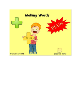 Preview of Making Words: Adding