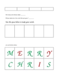 Making Words From Merry Christmas