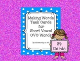CVC Word Work Task Cards