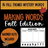 Making Words- Word Work - (Spelling, Vocabulary & Phonics 