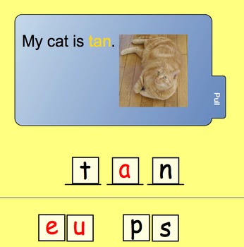 Preview of Making Words with the SmartBoard: Short A-E-U sounds