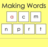 Making Words with the SmartBoard: /ap/ and /an/ word families