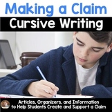 Making a Claim Cursive Writing- Should Cursive BE Taught? 