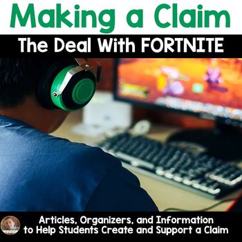 Preview of Making a Claim - Should Fortnite Be BANNED? Persuasive Writing Prompt & Project