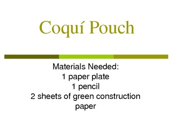 Preview of Making a Coquí Frog Pouch