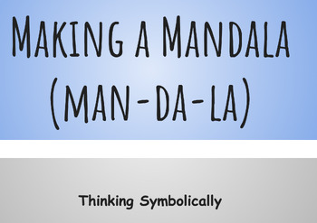 Preview of Making a Mandala - Higher-Level Thinking & Character Analysis 