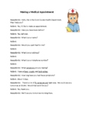 Making a Medical Appointment ESL Conversation (Student Version)