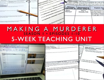 Preview of Making a Murderer Teaching Unit Bundle Season 1