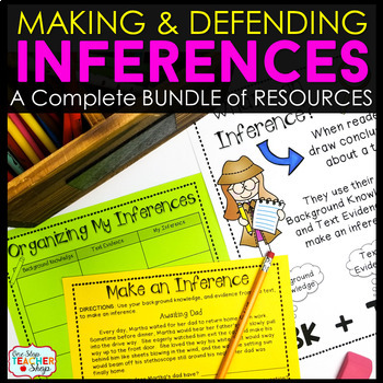 Preview of Making Inferences - Lesson, Practice, Game, Poster & More