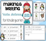 Making and Writing Winter Sentences for Kindergarten {voca