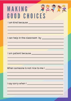 Making good choices by fed c | TPT