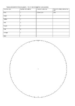 Preview of Making pie charts