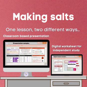 Preview of Making salts Lesson bundle (KS3)