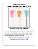 Making sugar chrystals (Rock candy)