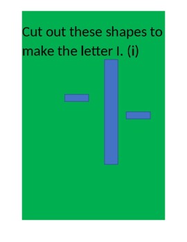 Preview of Making the alphabets using shapes A-K