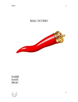 Preview of Mal'Occhio Experiment - Italian Culture